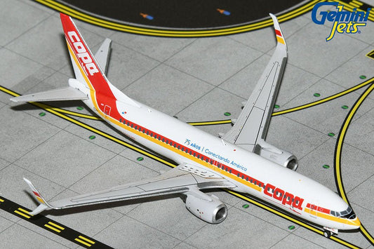 1:400 Gemini Jets Copa Airlines Boeing 737 - 800 HP - 1841CMP Retro Livery - Final Approach Collectibles