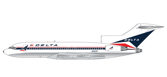 1:400 Gemini Jets Delta Air Lines Boeing 727 - 100 N1633 - Final Approach Collectibles