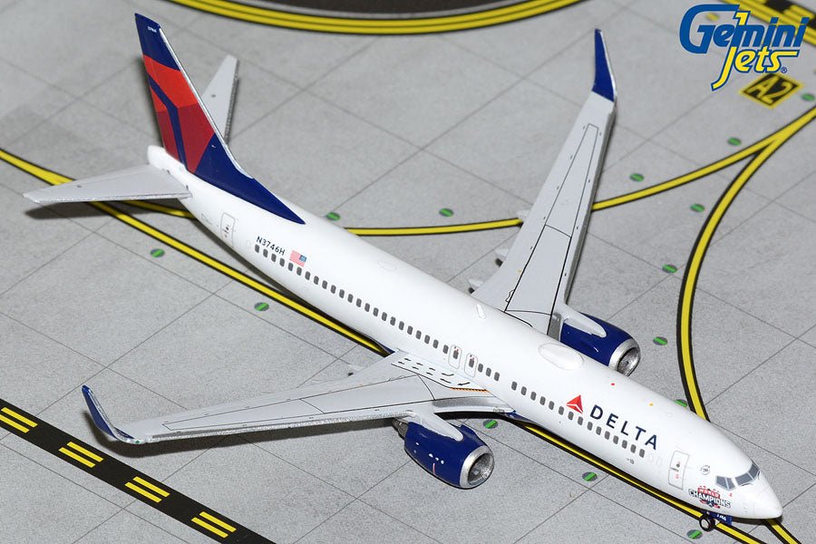 1:400 Gemini Jets Delta Air Lines Boeing 737-800 N3746H Atlanta Braves Livery - Final Approach Collectibles
