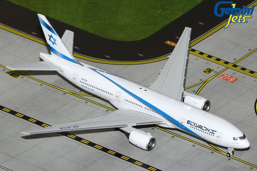 1:400 Gemini Jets EL AL Boeing 777 - 200ER 4X - ECB - Final Approach Collectibles
