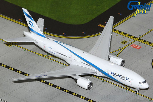 1:400 Gemini Jets EL AL Boeing 777 - 200ER 4X - ECB - Final Approach Collectibles