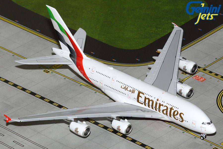 1:400 Gemini Jets Emirates Airbus A380 A6 - EOH - Final Approach Collectibles
