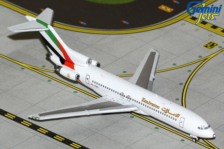 1:400 Gemini Jets Emirates Boeing 727 - 200 A6 - EMC - Final Approach Collectibles