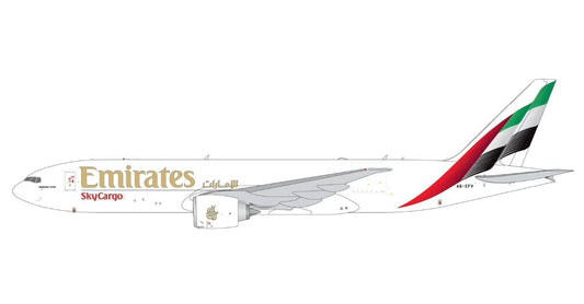 1:400 Gemini Jets Emirates SkyCargo Boeing 777 - 200LRF A6 - EFV - Final Approach Collectibles