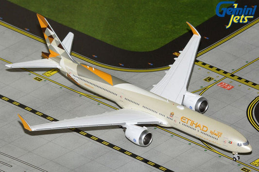 1:400 Gemini Jets Etihad Airways Boeing 777 - 9 A6 - FAA - Final Approach Collectibles