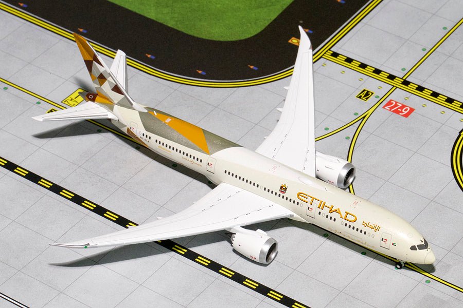 1:400 Gemini Jets Etihad Airways Boeing 787-9 A6-BLA - Final Approach Collectibles