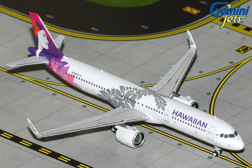 1:400 Gemini Jets Hawaiian Airlines Airbus A321 NEO N209HA - Final Approach Collectibles
