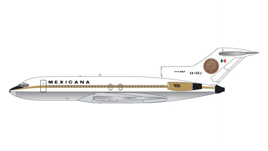 1:400 Gemini Jets Mexicana Boeing 727 - 100 XA - SEJ - Final Approach Collectibles