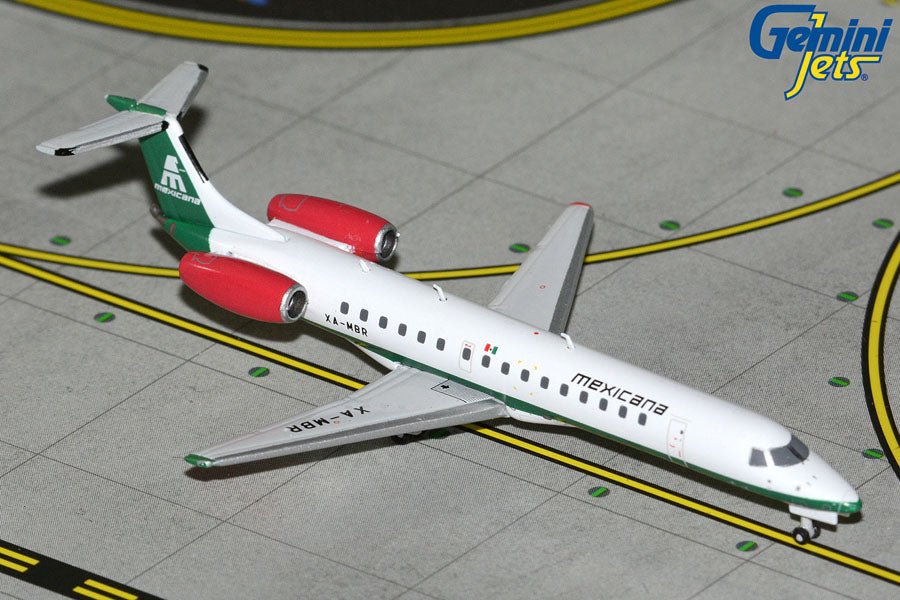 1:400 Gemini Jets Mexicana Embraer 145 XA - MBR - Final Approach Collectibles