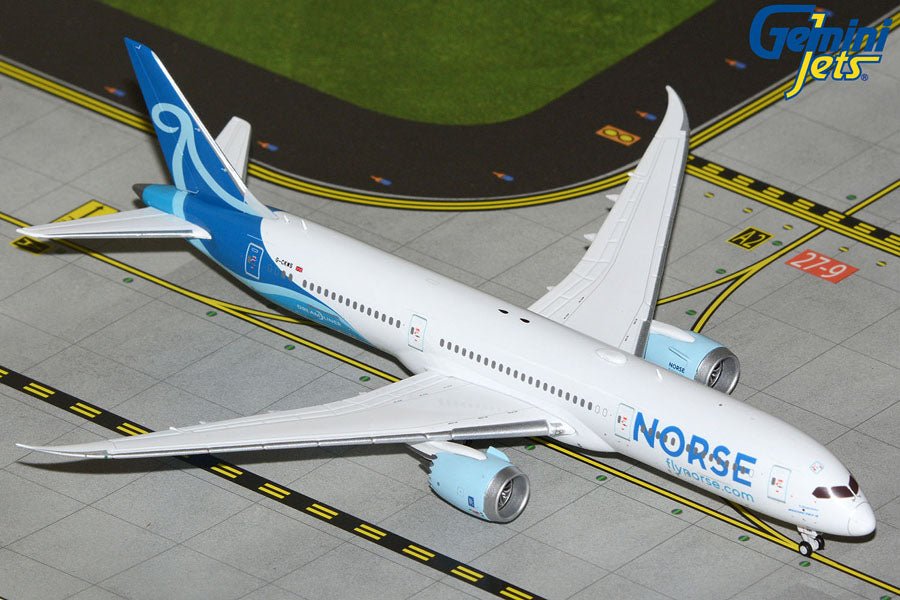 1:400 Gemini Jets Norse Atlantic Airways UK Boeing 787 - 9 G - CKWS - Final Approach Collectibles