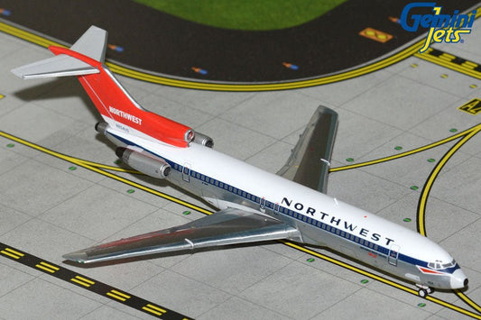 1:400 Gemini Jets Northwest Orient Airlines Boeing 727 - 200 N254US (delivery livery w/ polished belly) - Final Approach Collectibles