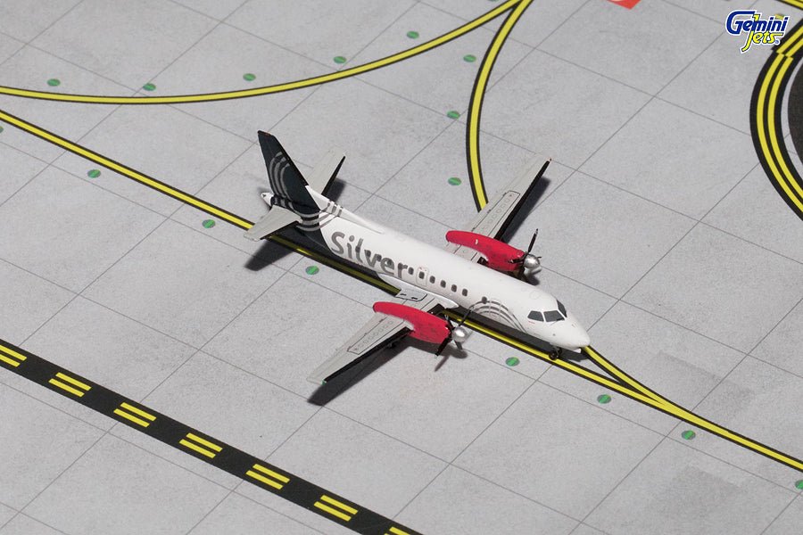1:400 Gemini Jets Silver Airways SAAB 340 N344AG - Final Approach Collectibles