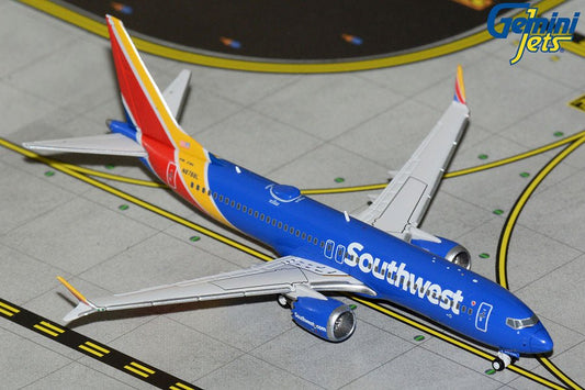 1:400 Gemini Jets Southwest Airlines Boeing 737 MAX 8 N8788L - Final Approach Collectibles
