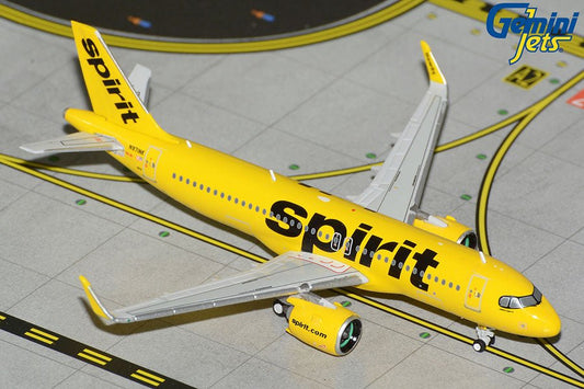 1:400 Gemini Jets Spirit Airlines Airbus A320 NEO N971NK - Final Approach Collectibles