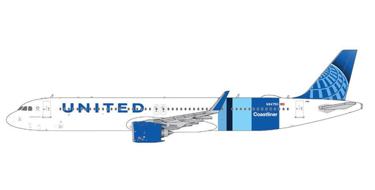 1:400 Gemini Jets United Airlines Airbus A321 NEO N94750 Coastliner Livery - Final Approach Collectibles