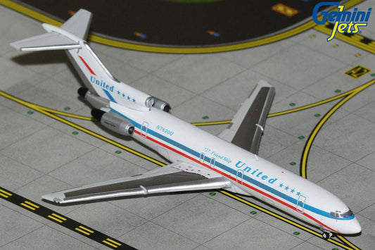 1:400 Gemini Jets United Airlines B727 - 200 N7620U (Stars & Bars "Friend " Livery) - Final Approach Collectibles