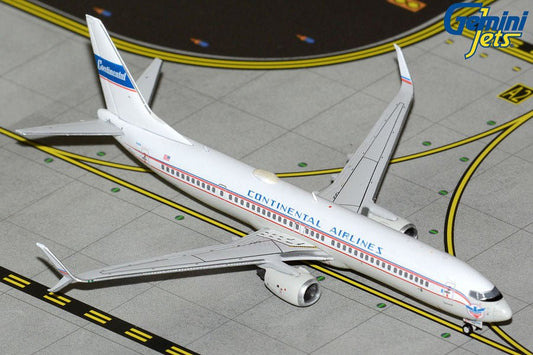 1:400 Gemini Jets United Airlines Boeing 737 - 900ER N75435 Continental Retro Livery - Final Approach Collectibles