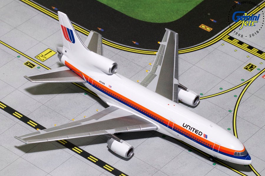 1:400 Gemini Jets United Airlines Lockheed L - 1011 - 500 N514PA Saul Bass Livery - Final Approach Collectibles