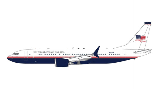 1:400 Gemini Jets United States Air Force Boeing 737 MAX 8 BBJ N471US - Final Approach Collectibles