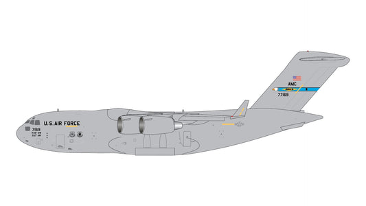 1:400 Gemini Jets United States Air Force C-17A 07-7169 Dover Air Force Base - Final Approach Collectibles