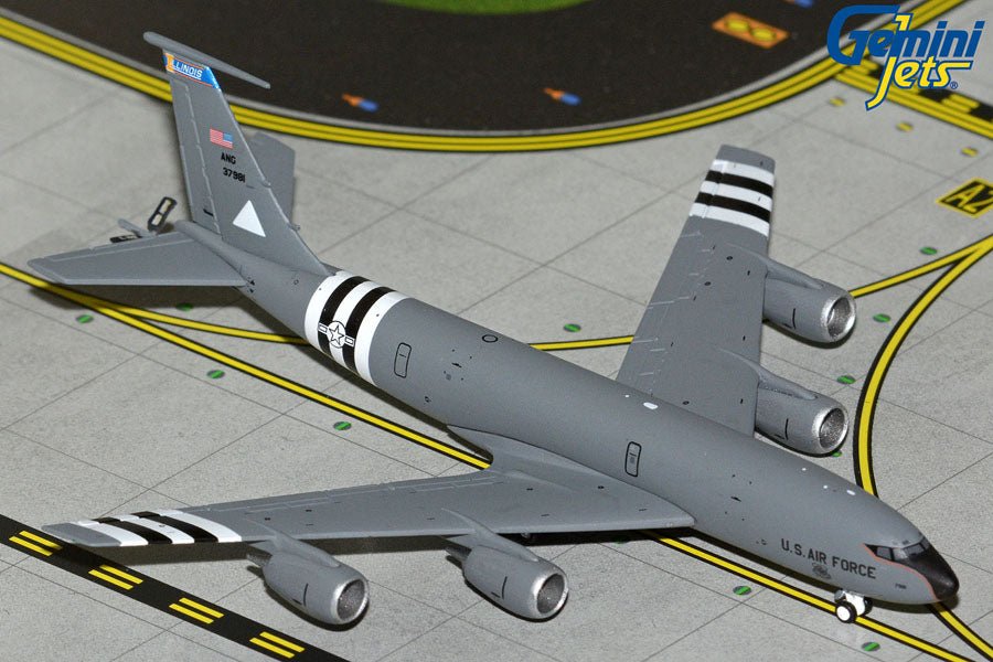 1:400 Gemini Jets United States Air Force KC - 135R 63 - 7981 (Illinois Air National Guard) - Final Approach Collectibles