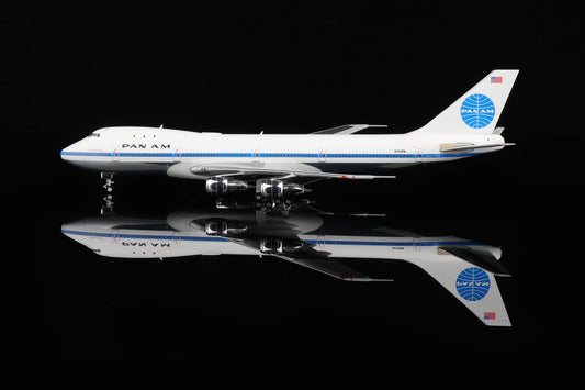 1:400 HX Models Pan - Am Boeing 747 - 100 N733PA "Clipper Young America" Flaps Down - Final Approach Collectibles