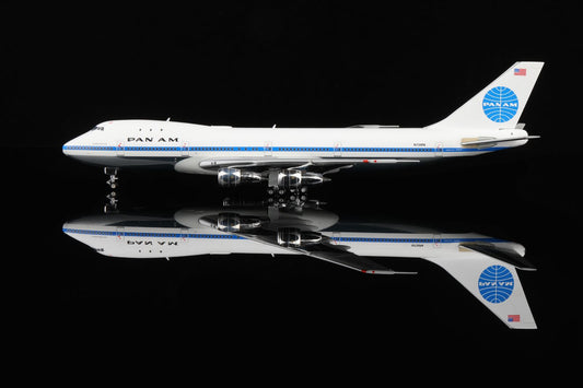 1:400 HX Models Pan - Am Boeing 747 - 100 N735PA "Clipper Constitution" Flaps Down - Final Approach Collectibles
