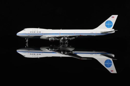1:400 HX Models Pan - Am Boeing 747 - 100 N747PA "Jet Clipper American" Flaps Down - Final Approach Collectibles