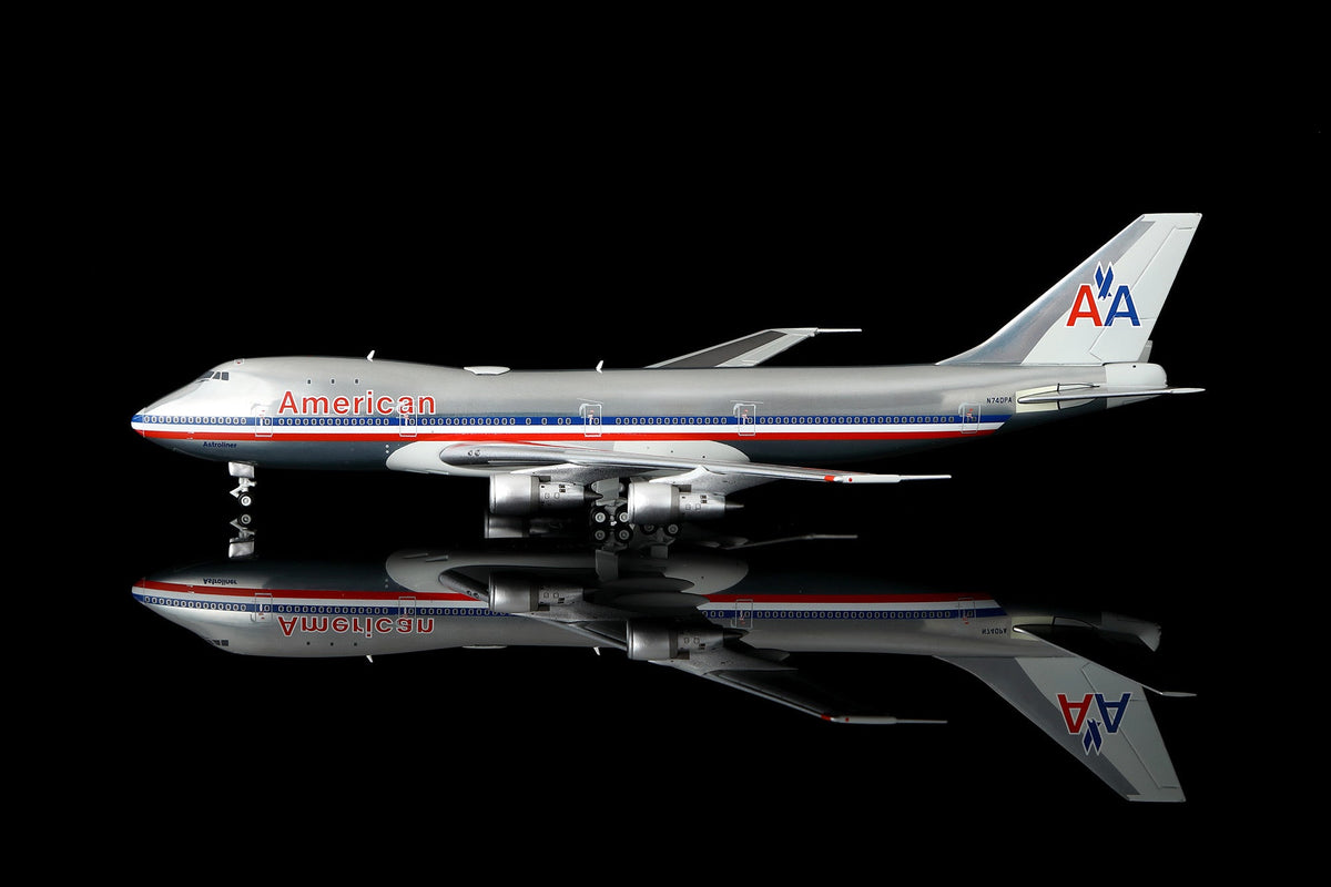 1:400 Legacy Jets American Airlines Boeing 747-100 N740PA - Final Approach Collectibles