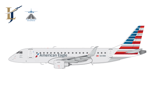 1:400 Legacy Jets American Eagle Embraer 175 N213NN - Final Approach Collectibles