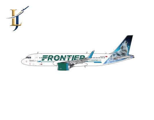 1:400 Legacy Jets Frontier Airlines Airbus A320 NEO N369FR - Final Approach Collectibles