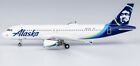 1:400 NG Models Alaska Airlines Airbus A320 N642VA - Final Approach Collectibles