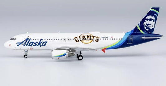 1:400 NG Models Alaska Airlines Airbus A320 N855VA San Francisco Giants Livery - Final Approach Collectibles