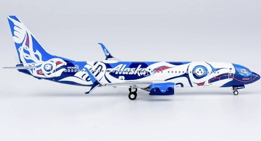 1:400 NG Models Alaska Airlines Boeing 737 - 800 N559AS New Salmon People Livery - Final Approach Collectibles
