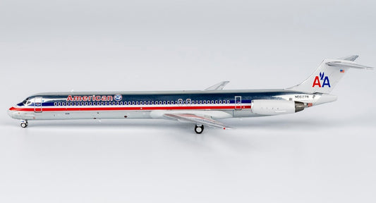 1:400 NG Models American Airlines MD - 82 N9627R with Flag Tulsa Ⅱ Sticker - Final Approach Collectibles