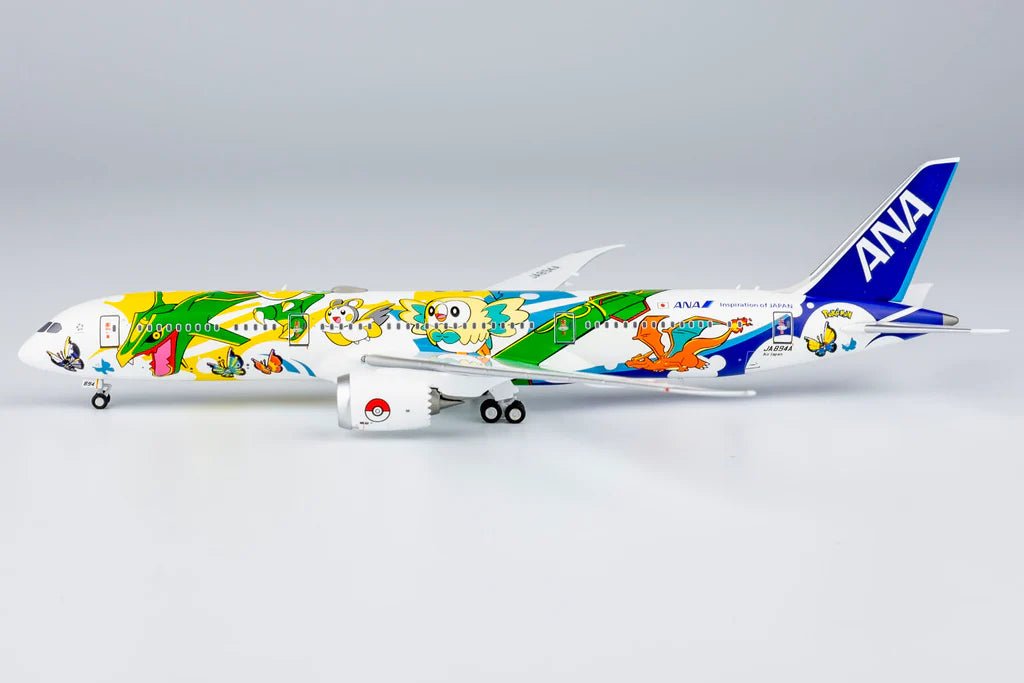 1:400 NG Models ANA Boeing 787 - 9 JA894A Pokémon Livery - Final Approach Collectibles
