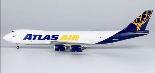 1:400 NG Models Atlas Air Boeing 747 - 8F N861GT 30 Year Sticker - Final Approach Collectibles