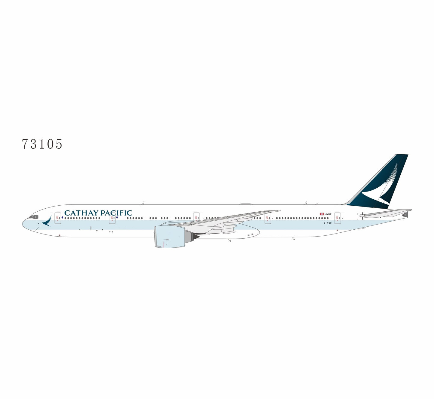 1:400 NG Models Cathay Pacific Boeing 777-300ER B-KQO - Final Approach Collectibles