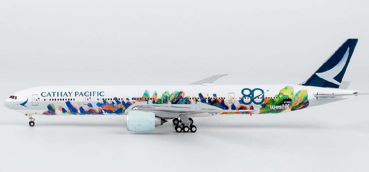 1:400 NG Models Cathay Pacific Boeing 777-300ER B-KQU Spirit of Hong Kong - Final Approach Collectibles