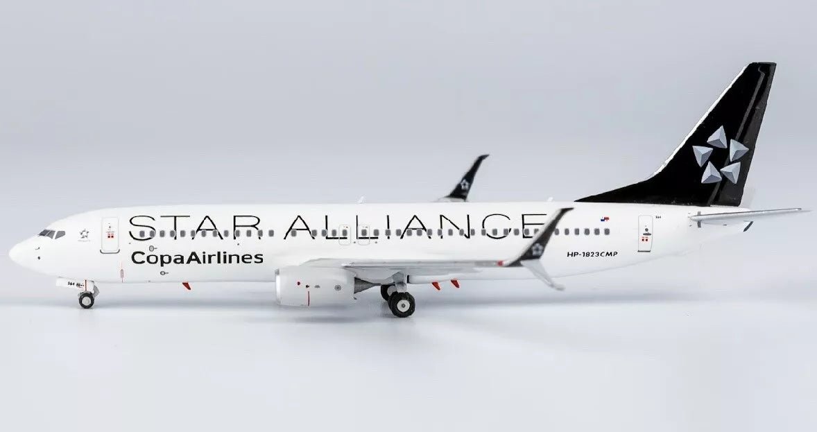 1:400 NG Models Copa Airlines Boeing 737 - 800 HP - 1823CMP Star Alliance Livery - Final Approach Collectibles