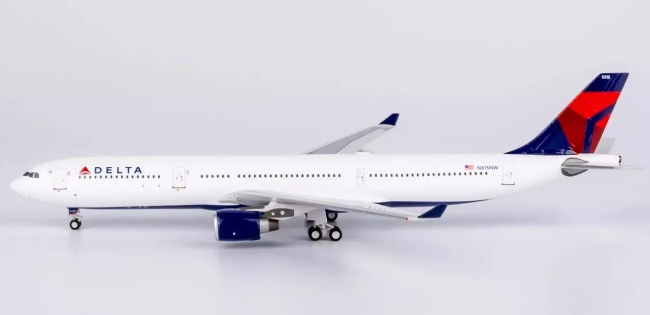 1:400 NG Models Delta Air Lines Airbus A330 - 300 N815NW - Final Approach Collectibles