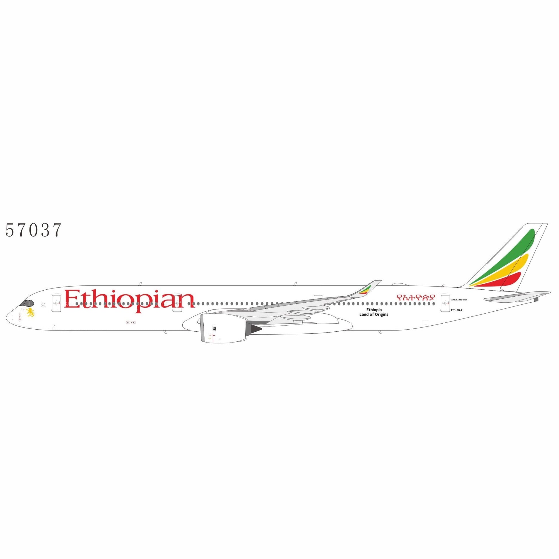 1:400 NG Models Ethiopian Airlines Airbus A350-1000 ET-BAX - Final Approach Collectibles