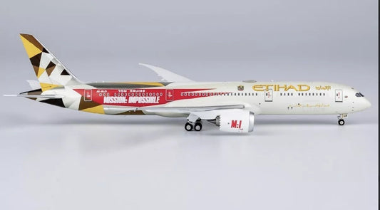 1:400 NG Models Etihad Airways Boeing 787 - 9 Dreamliner Mission Impossible Livery - Final Approach Collectibles