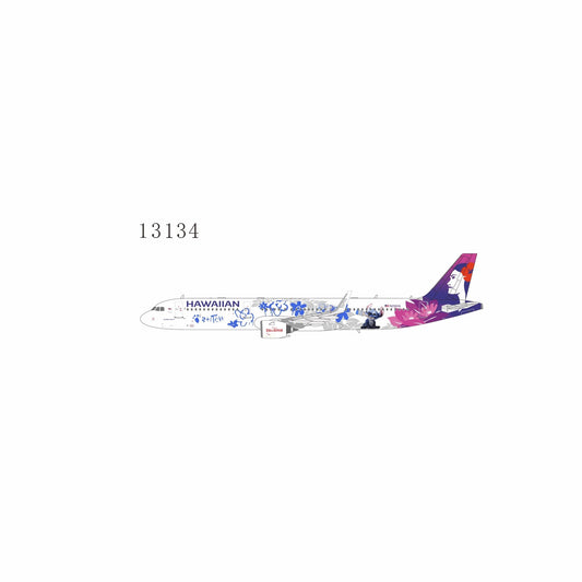 1:400 NG Models Hawaiian Airlines Airbus A321 NEO N216HA Lilo & Stitch Livery - Final Approach Collectibles