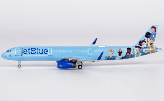 1:400 NG Models JetBlue Airways Airbus A321 - 200 N970JB Blueunity Livery - Final Approach Collectibles