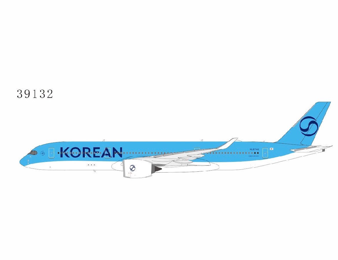 1:400 NG Models Korean Air Airbus A350 - 900 HL8746 - Final Approach Collectibles