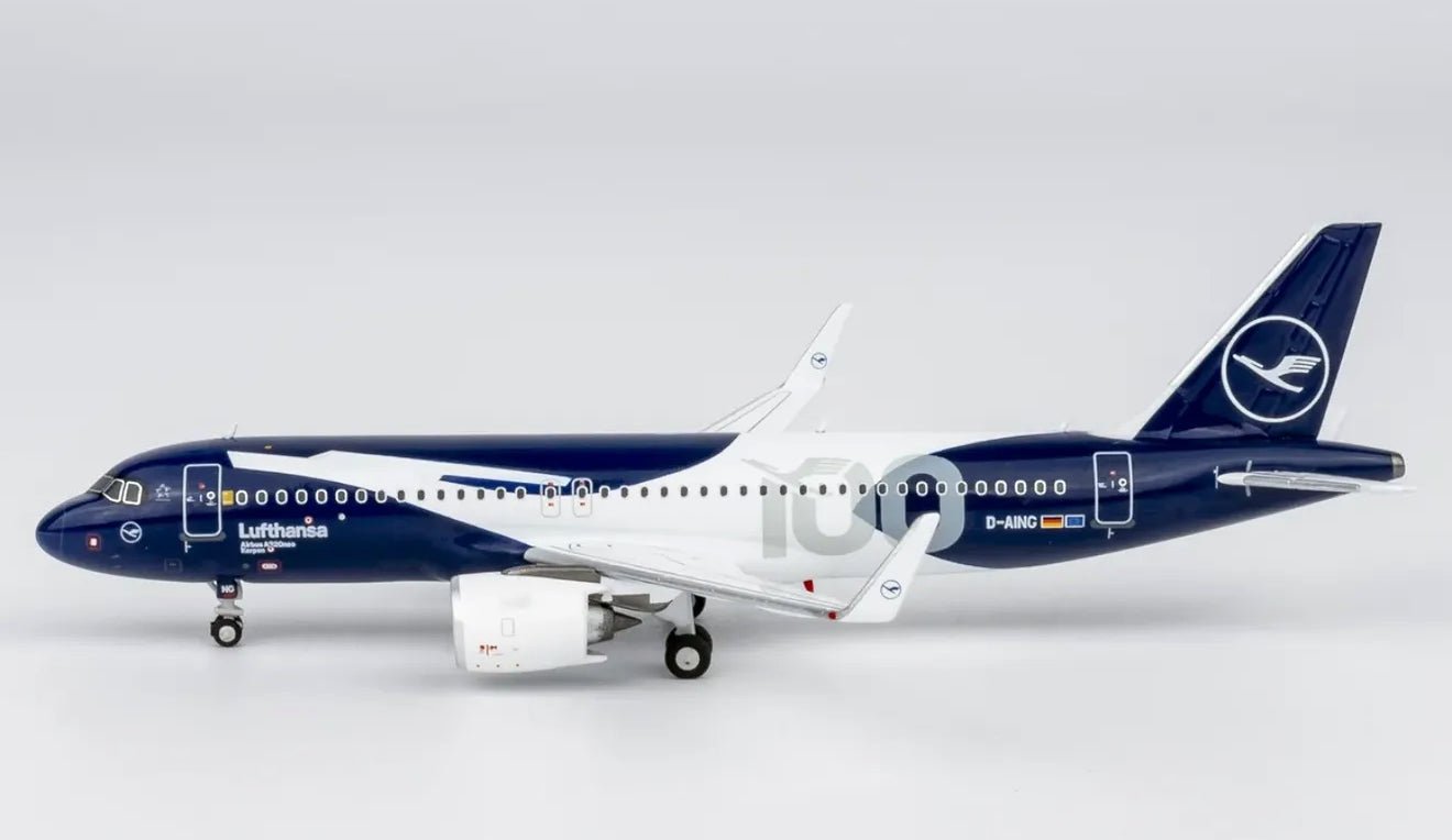 1:400 NG Models Lufthansa Airbus A320 NEO D - AING 100th Anniversary Livery Ultimate Collection - Final Approach Collectibles