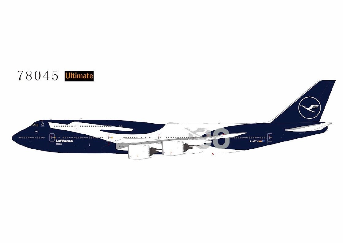 1:400 NG Models Lufthansa Boeing 747 - 8 D - ABYN 100th Anniversary Livery Ultimate Edition - Final Approach Collectibles
