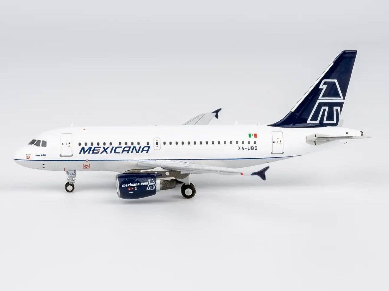 1:400 NG Models Mexicana Airbus A318 XA-UBQ - Final Approach Collectibles