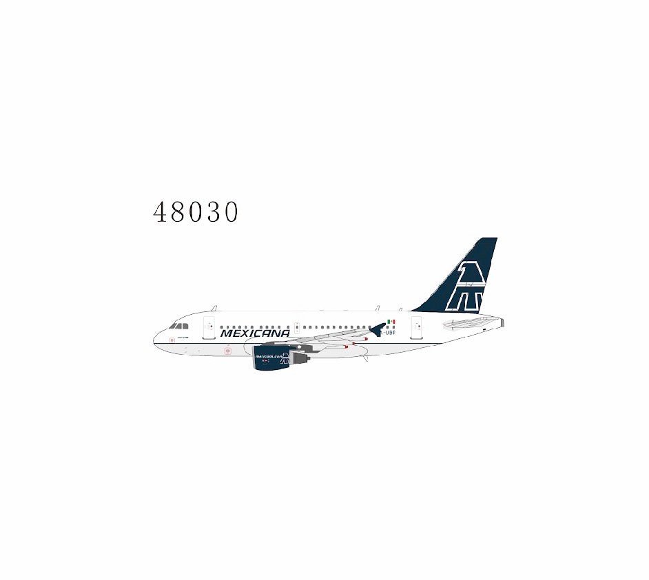 1:400 NG Models Mexicana Airbus A318 XA - UBR - Final Approach Collectibles
